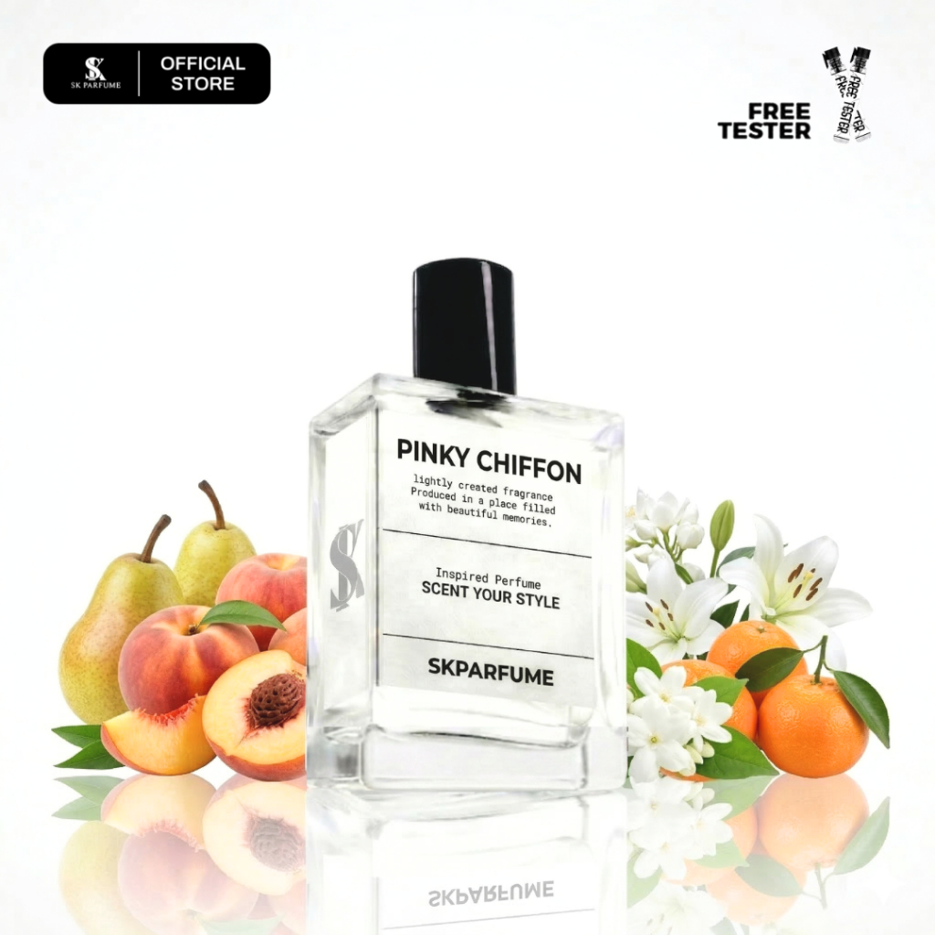 SK Parfume - Pingky chiffon Parfum Wanita Aroma Sweet dan Floral