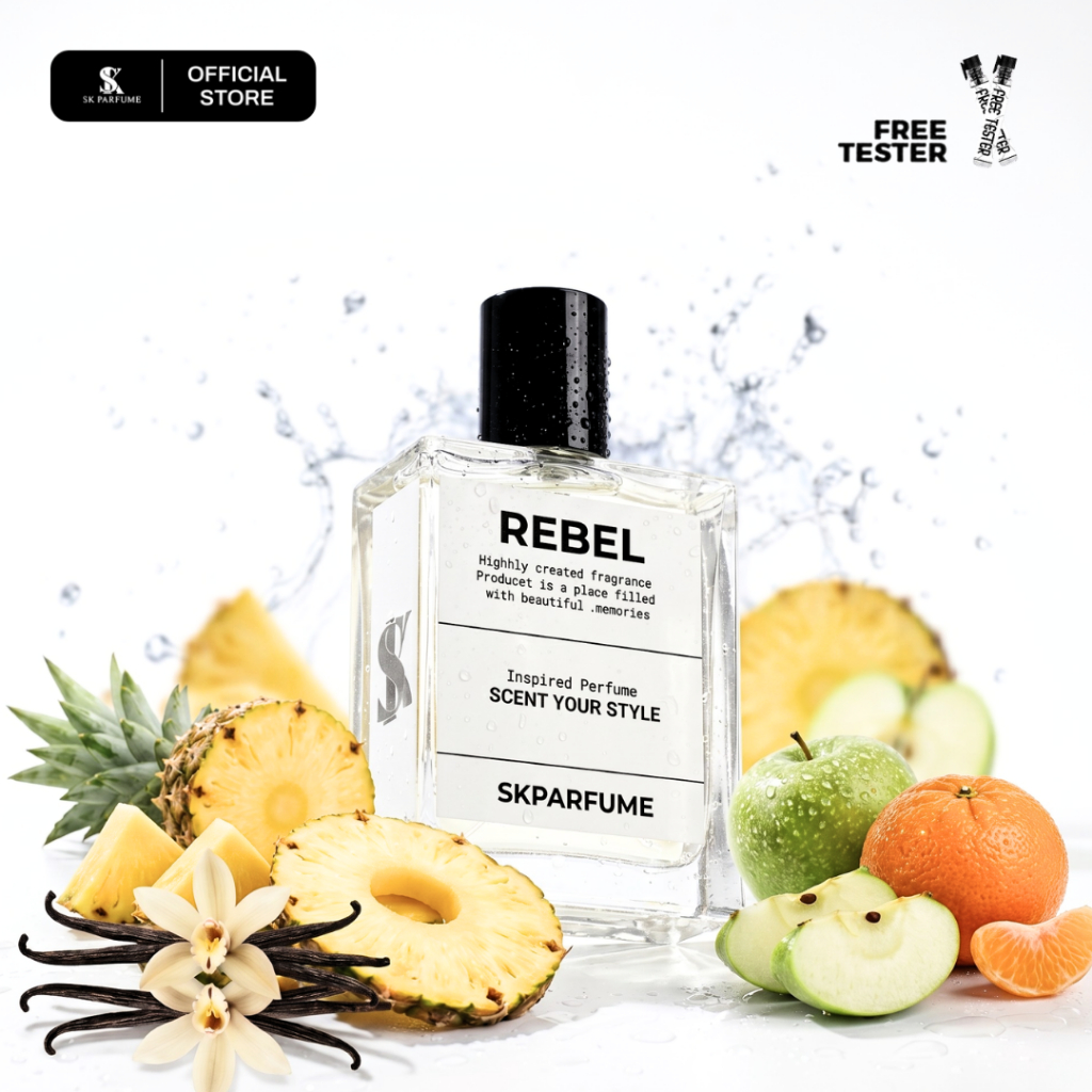 SK Parfume - Rebel Parfum Unisex Wangi Fruity Woody dan Vanilla